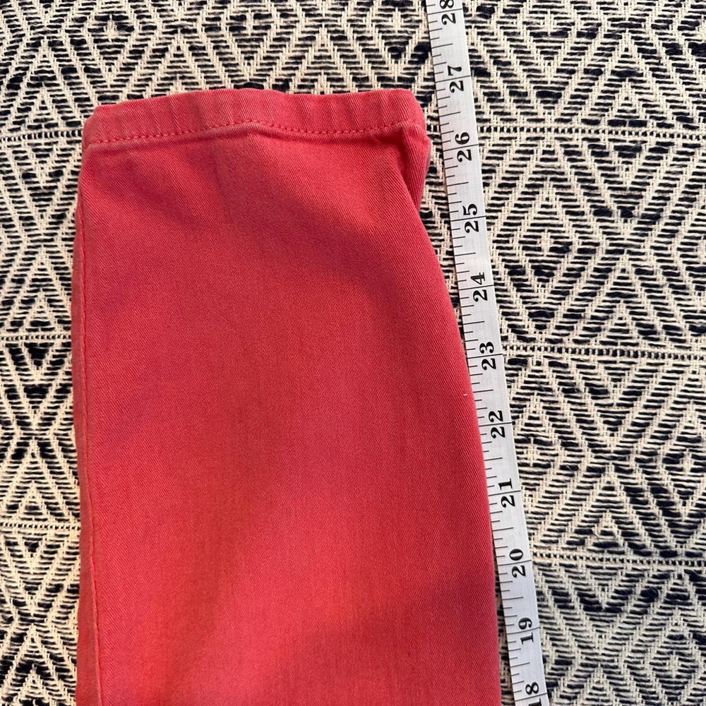 Vineyard Vines Pants Women’s Size 14 Pink Salmon Chino Stretch Casual Preppy - Picture 4 of 4